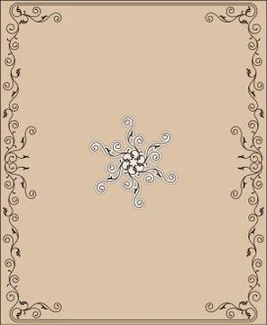 Frame Border Design Stock Illustration