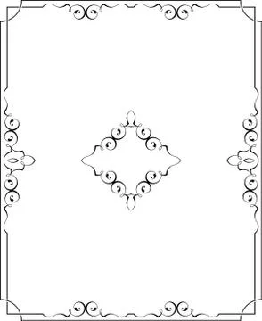 Frame Border Design Stock Illustration