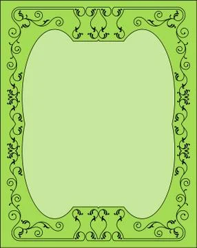 Frame Border Design Stock Illustration