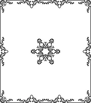 Frame Border Design Stock Illustration