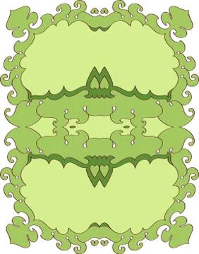 Frame Border Design Stock Illustration