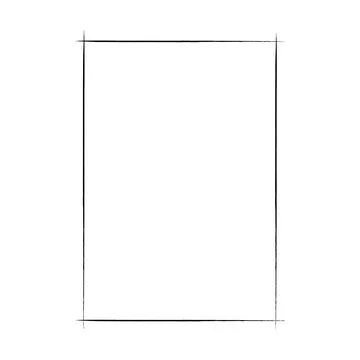Frame border grunge shape iconfor decorative vintage doodle element for des.. Stock Illustration