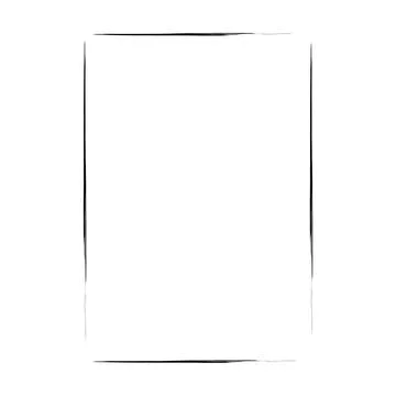 Frame border grunge shape iconfor decorative vintage doodle element for des.. Illustrazione stock