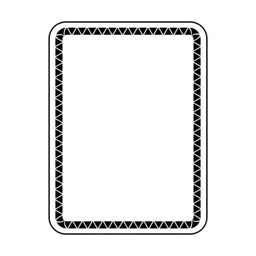Frame Border Icon Minimal Decorative Line Pattern illustration 库存插图