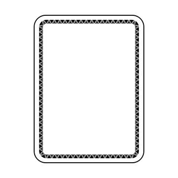 Frame Border Icon Minimal Decorative Line Pattern illustration 库存插图