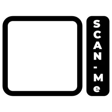 Frame border for qr code Stock-Illustration