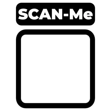 Frame border for qr code Stock Illustration