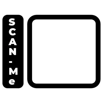 Frame border for qr code Stock Illustration