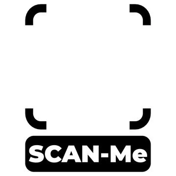 Frame border for qr code Illustrazione stock