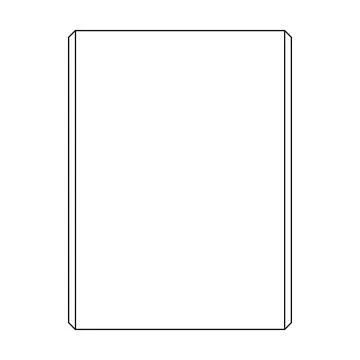Frame border shape icon for decorative vintage doodle element for design Illustrazione stock