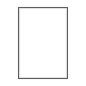 Frame border shape icon for decorative vintage doodle element for design in.. Stock Illustration