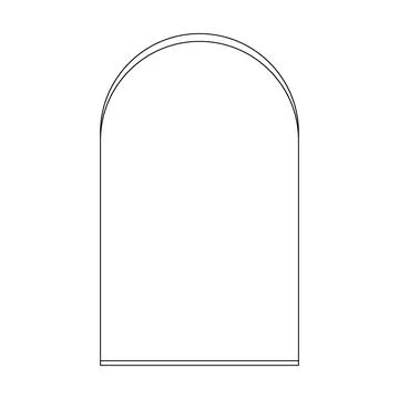 Frame border shape icon for decorative vintage doodle element for design in.. Illustrazione stock