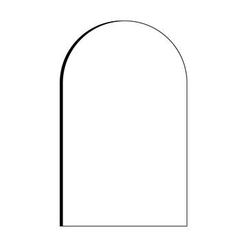 Frame border shape icon for decorative vintage doodle element for design in.. Stock Illustration