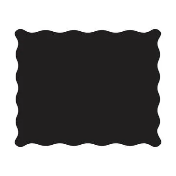 Frame border shape icon, decorative vintage doodle element for simple banne.. Stock Illustration