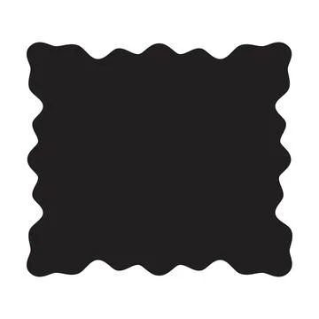 Frame border shape icon, decorative vintage doodle element for simple banne.. Stock-Illustration