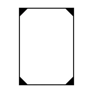 Frame border shape icon, decorative vintage doodle element for simple banne.. Stock-Illustration