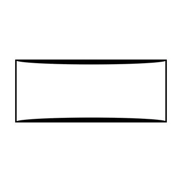 Frame border shape icon, decorative vintage doodle element for simple banne.. Stock Illustration