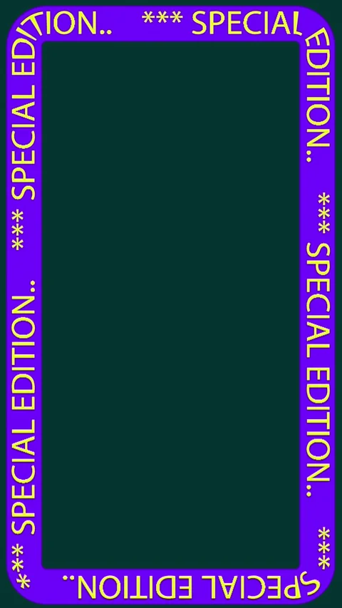 Frame border with text  SPECIAL EDITION . Stock Footage 333029630