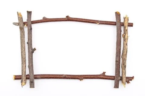 Frame of branches Stock Photos
