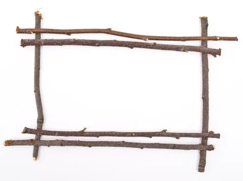 Frame of branches Stock Photos