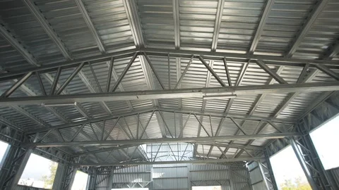 Frame of the building of lstk inside Stock Footage 124469720