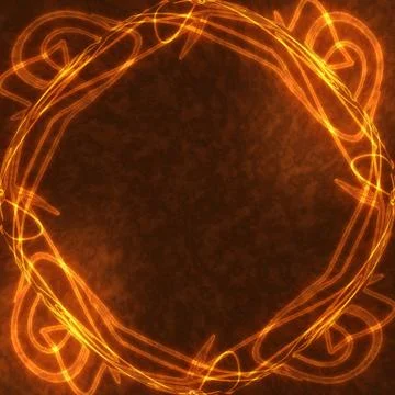 Frame of the burning elements 写真素材