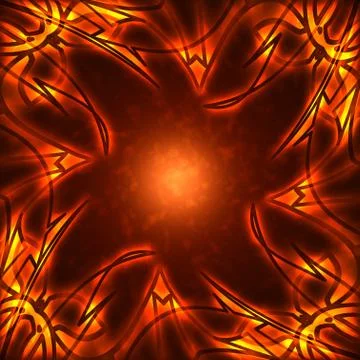 Frame of the burning elements 写真素材