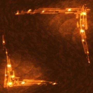 Frame of the burning elements 写真素材