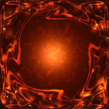 Frame of the burning elements 写真素材