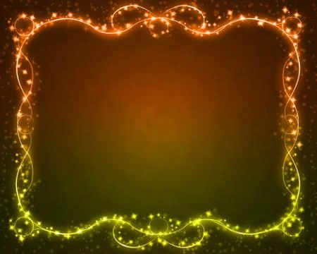 Frame of the burning elements Foto stock