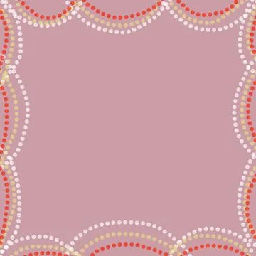 Frame, card, border, vector, design, pattern, baby, illustration, decoration, pi Stock Illustration