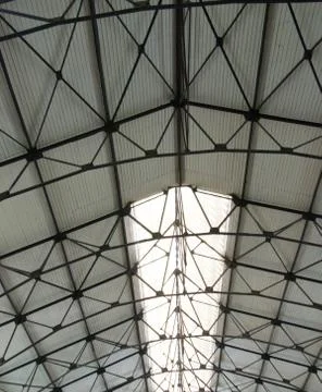 Frame the ceiling from the geometric shape selective 写真素材