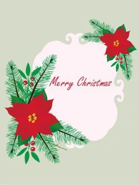 Frame Christmas Stock Illustration