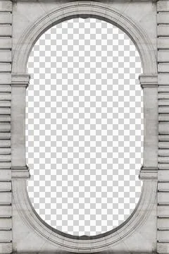 Frame With Classical Style Architectural Borders Stock-Fotos