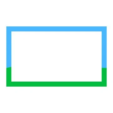 Frame with clouds and sun on a white background. Vector illustration. Illustrazione stock