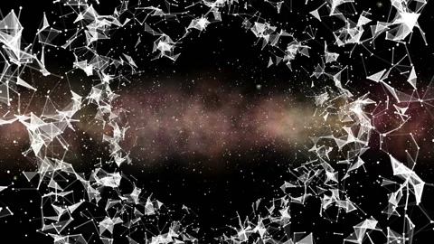 A frame of constellations. Place for text. Seamless loop. Stock Footage 89930763