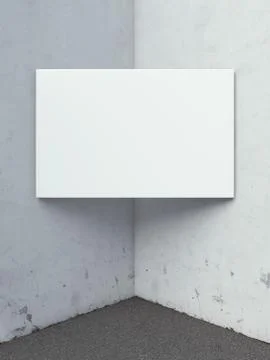 Frame in corner of  interior Stock-Illustration