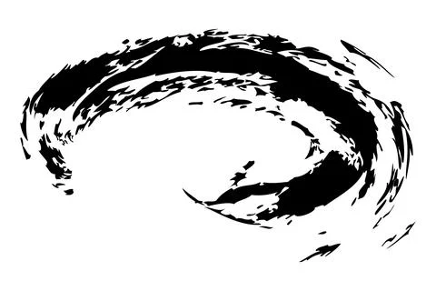 Frame from Crayon effect, Oval Shape, Simple Hand Draw Sketch Vector Illust.. Stock Illustration