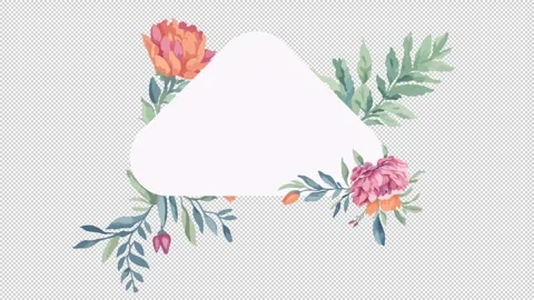 Frame Design Animation Stock Footage 270466808
