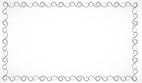 Frame for design drawn in vector illustration eps 10 Stock Illustration