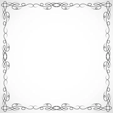 Frame for design drawn in vector illustration eps 10 Stock Illustration