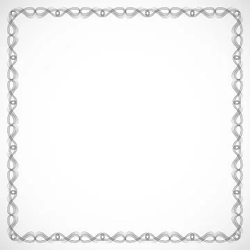 Frame for design drawn in vector illustration eps 10 Stock Illustration