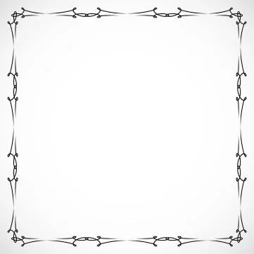 Frame for design drawn in vector illustration eps 10 Stock Illustration