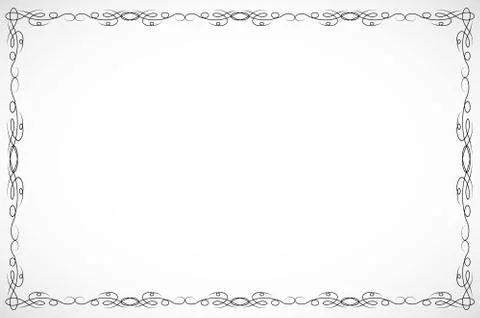 Frame for design drawn in vector illustration eps 10 Stock Illustration