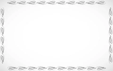 Frame for design drawn in vector illustration eps 10 Stock Illustration