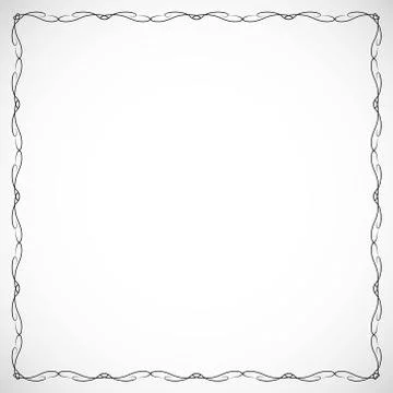 Frame for design drawn in vector illustration eps 10 Stock Illustration
