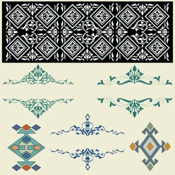 Frame design element Stock Illustration