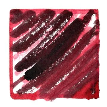 Frame with dirty red doodle Stock Photos