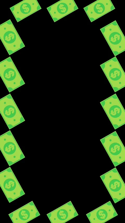 Frame dollar animation Stock Footage 306424787