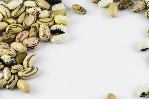 A frame of dry beans Stock Photos